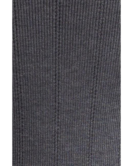 Thom Browne Black Pointelle Stitch Wool & Silk Cardigan