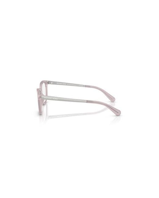 Michael Kors Metallic 51Mm Rectangle Optical Glasses