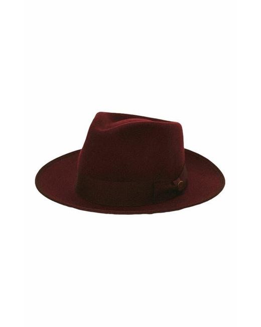 Two Roads Hat Co. Brown Waterloo Fedora for men