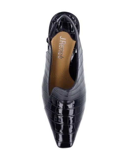J. Reneé Blue Prissy Slingback Pump