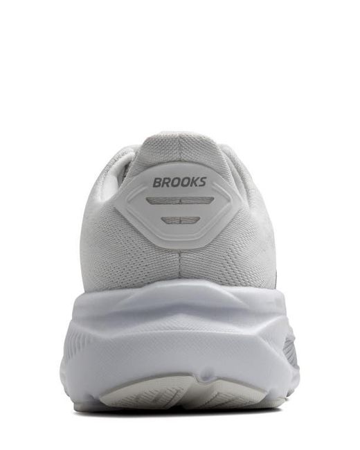 Brooks White Ghost 17 Running Shoe