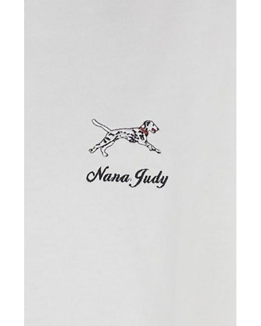NANA JUDY White Charles Tee for men