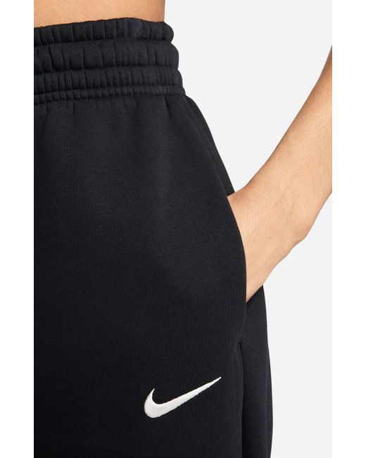 Nike Black Phoenix Oversize Fleece Sweatpants