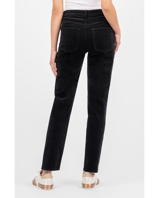 Kut From The Kloth Black High Waist Corduroy Mom Jeans