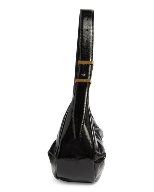 Rag & Bone Black Hudson Leather Hobo Bag
