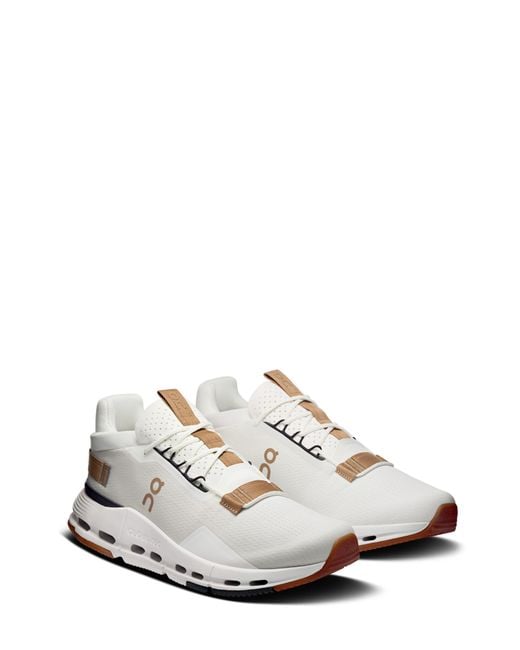 On Shoes White Cloudnova 2 Training Sneaker for men