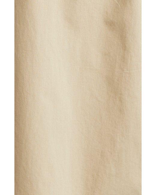 Dries Van Noten Natural Dolada Long Sleeve Cotton Poplin Midi Shirtdress