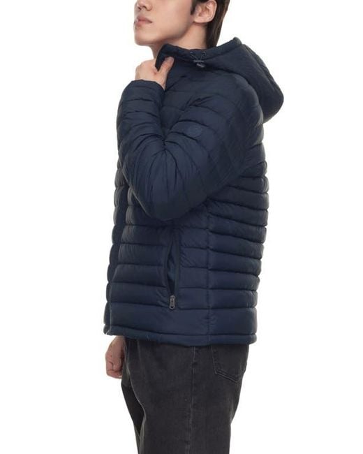 Rokka&Rolla Blue Midweight Puffer Jacket for men