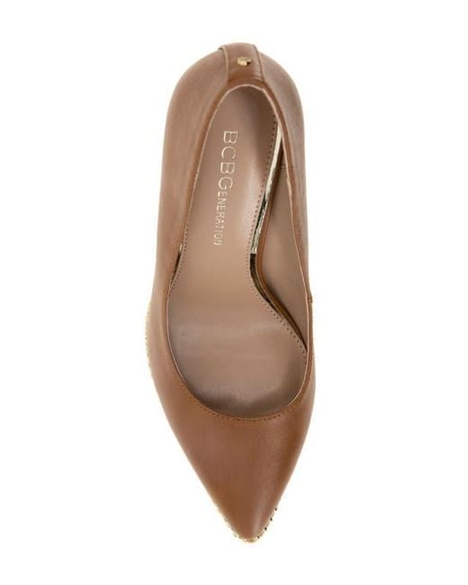 BCBGMAXAZRIA Brown Hawti Pointed Toe Pump