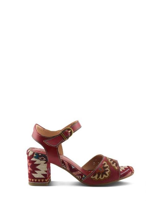 Spring Step Brown Sassyclass Ankle Strap Sandal