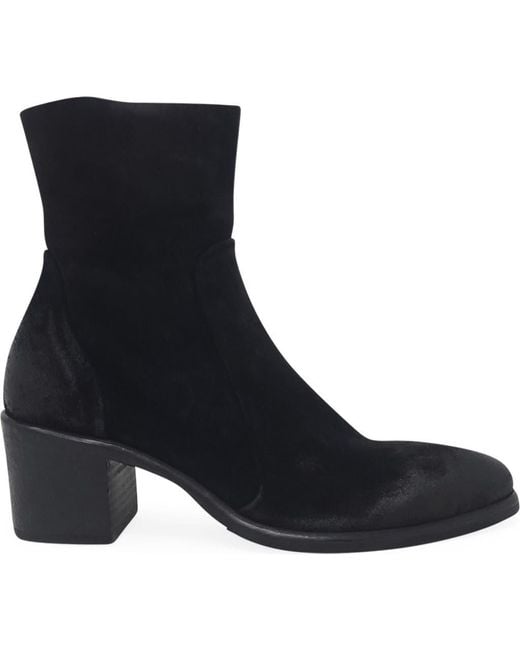 Madison Maison Black Distressed Ankle Boot