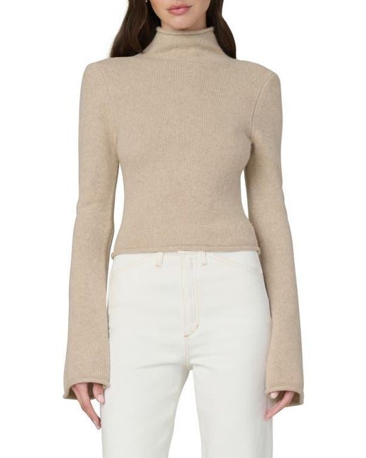 Joe's Jeans Women's Natural The Jane Wool Yak Hair Turtleneck