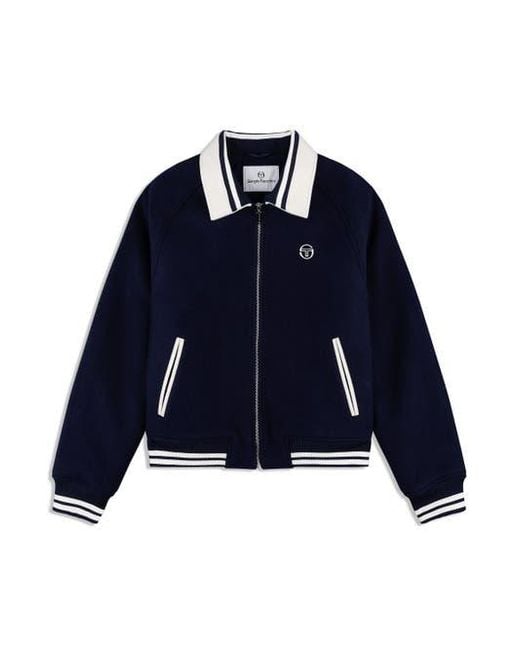 Sergio Tacchini Blue Marco Varsity Jacket for men
