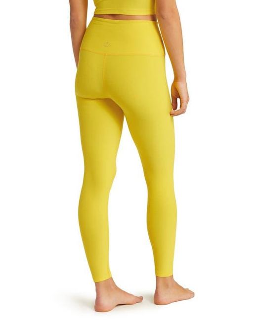 Beyond Yoga Yellow Spacedye At Your Leisure High Waisted Midi leggings