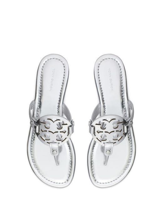 Tory Burch White Miller Shoes, Leather