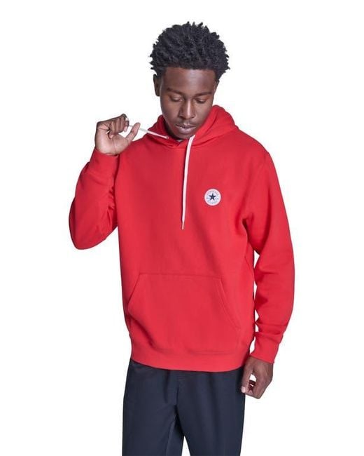 Converse Red Chuck Patch Hoodie for men