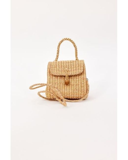 Hat Attack White Shiloh Mini Bag