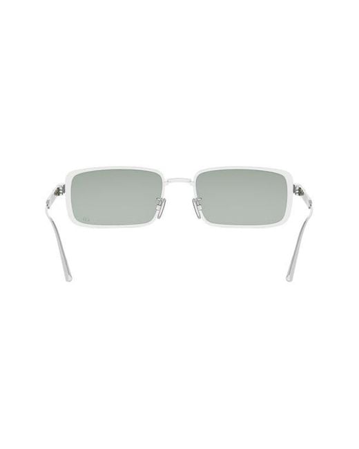 Dior Gray Cannage S2U Rectangular Sunglasses