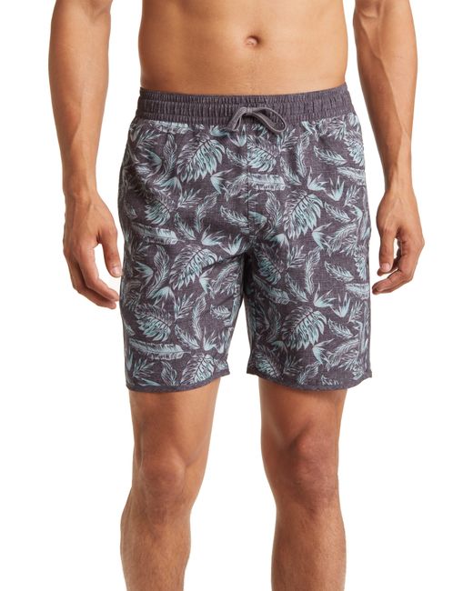 Travis Mathew Early Night Swim Trunks in Blue for Men | Lyst