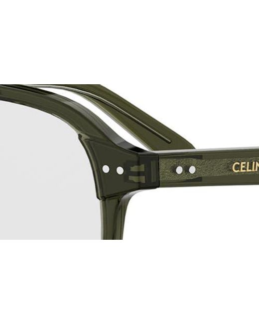 Céline Brown 54Mm Thin Geometric Optical Glasses