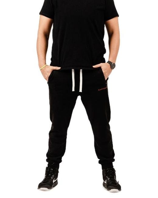 Dapper Boi Black Db Joggers for men