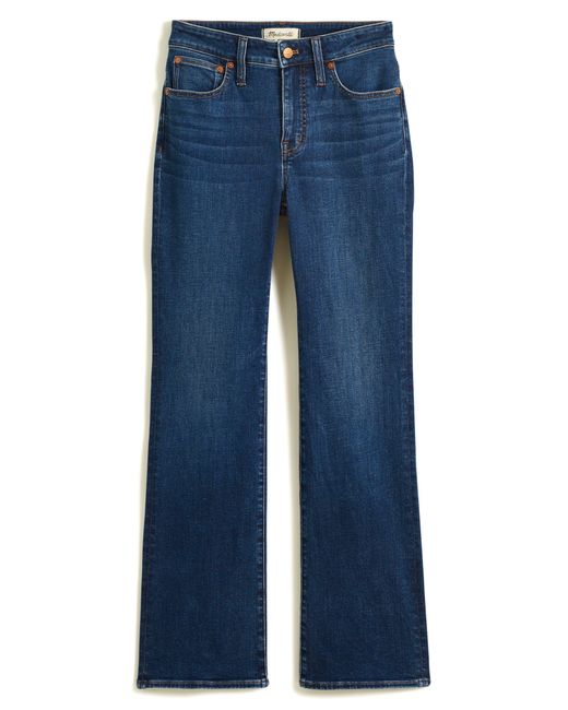 Madewell Curvy Kick Out Crop Jeans in Blue | Lyst