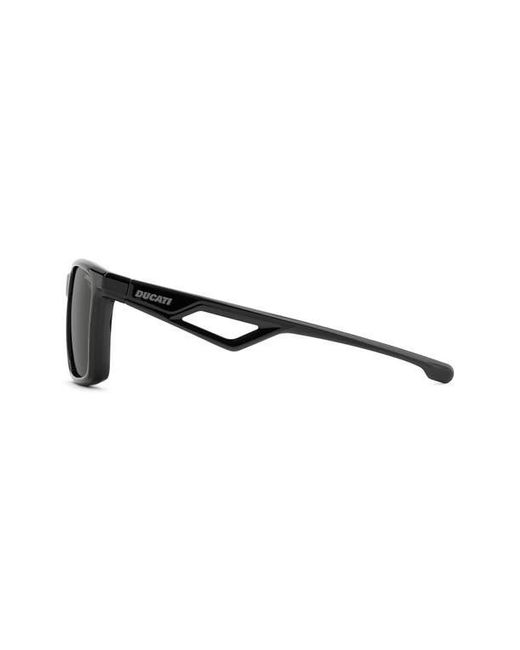 Carrera Black X Ducati 56Mm Rectangular Sunglasses for men