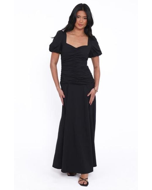 denver maxi dress Denver Striped Print Sleeveless Buttoned Maxi Dress, White Stripe / S