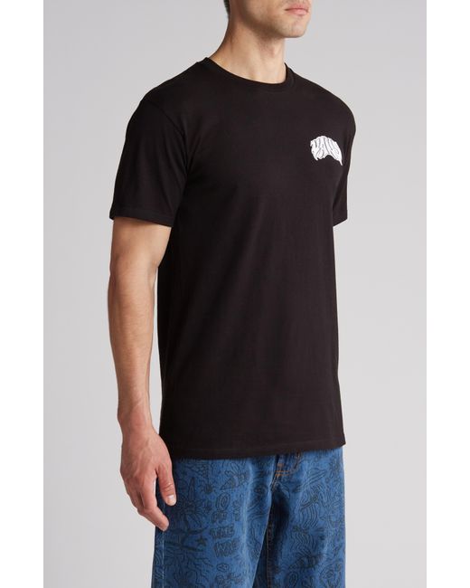Vans Black Prowler Cotton Graphic T-shirt for men