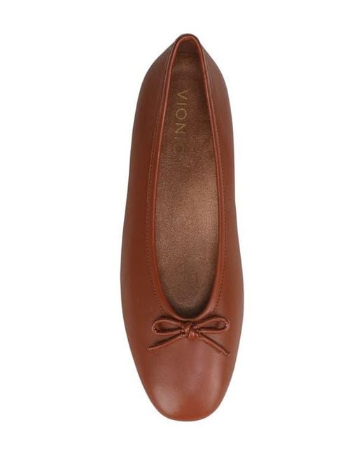 Vionic Brown Larissa Ballet Flat