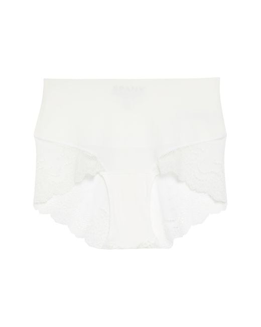 Spanx Undie-tectable® Lace Hi-hipster Panties in White | Lyst