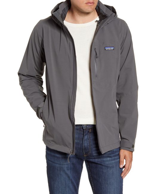 Patagonia Gray Quandary Waterproof Hooded Jacket for men