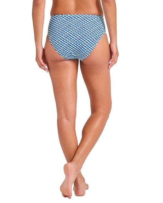 Tommy Bahama Blue Palm Modern Mosaic Print Bikini Bottoms