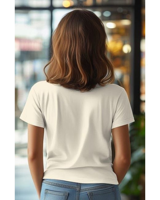 Alix Natural Ghost Relaxed Tee