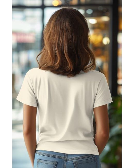 Alix Natural Smile Face Tee