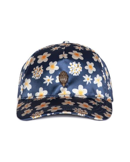 Kurt Geiger Blue Ditzy Floral Baseball Cap