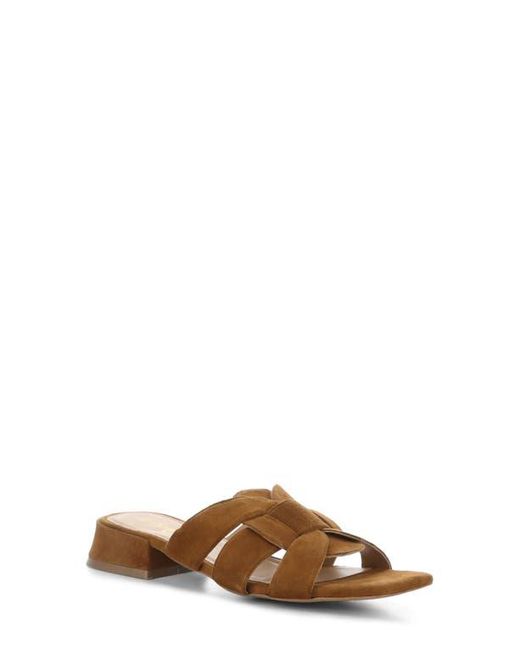 Bos. & Co. Brown Ellis Slide Sandal