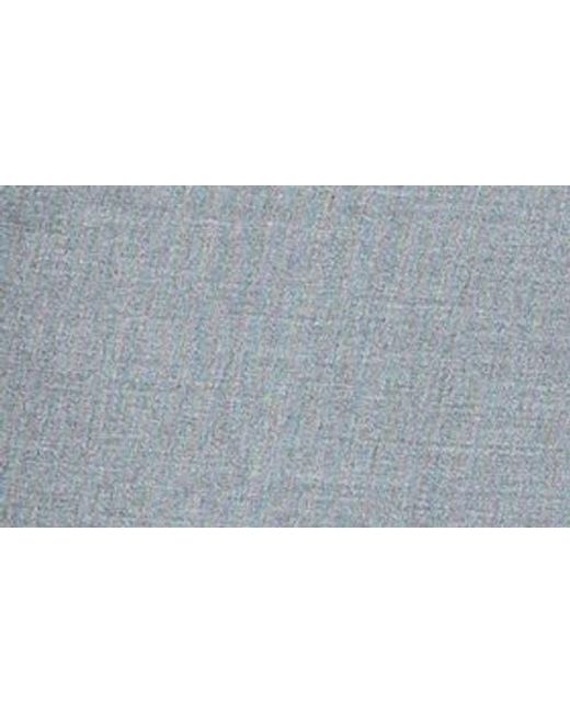Berle Gray Self Sizer Waist Plain Weave Flat Front Washable Trousers for men