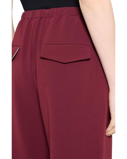 Theory Red Drawstring Pants