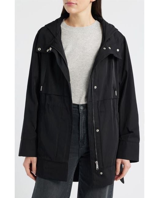 Sam Edelman Black Hooded Jacket