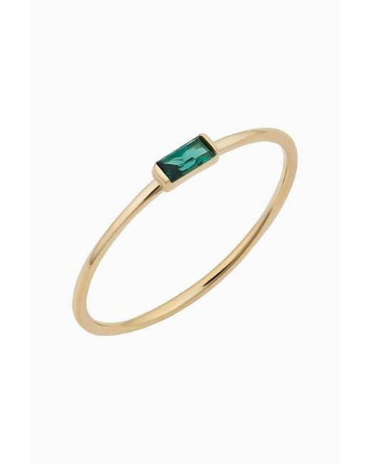 Oradina Blue 14K Fresco Baguette Ring