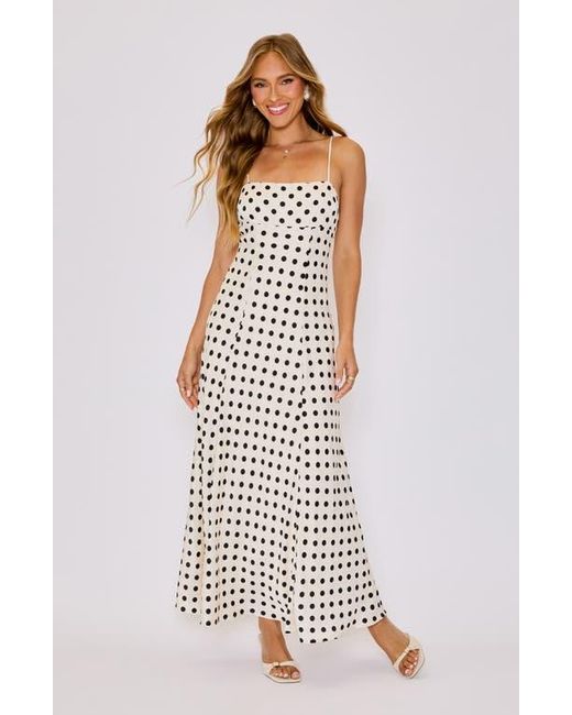 Vici Collection Multicolor Paulina Polka Dot Maxi Dress