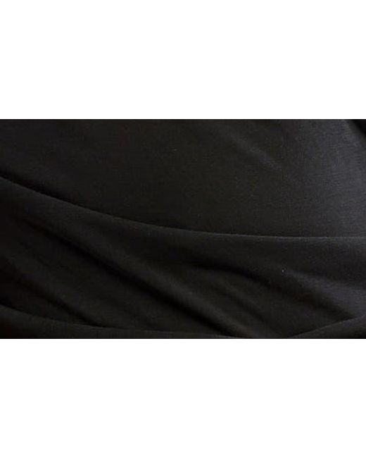 Free People Black Blake Off The Shoulder Knit Top