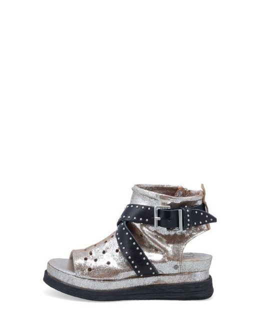 A.s.98 Blue Lorrie Open Toe Bootie