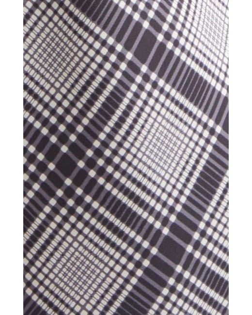 10 Crosby Derek Lam Multicolor Adelita Lattice Print Midi Dress