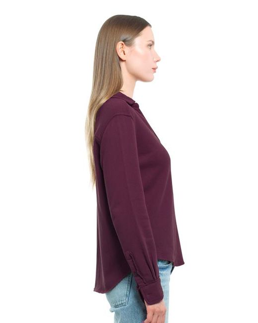 Wilt Green Button Front Sweatshirt