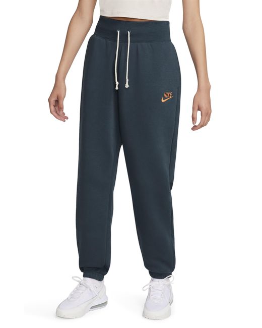 Nike Sportswear Oversize Fleece Sweatpants in Blue | Lyst
