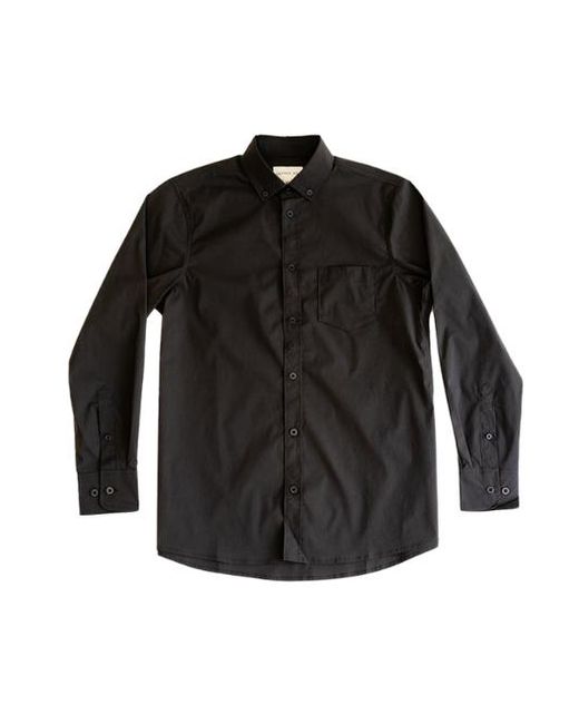 Dapper Boi Black Essential Long Sleeve Button-Up