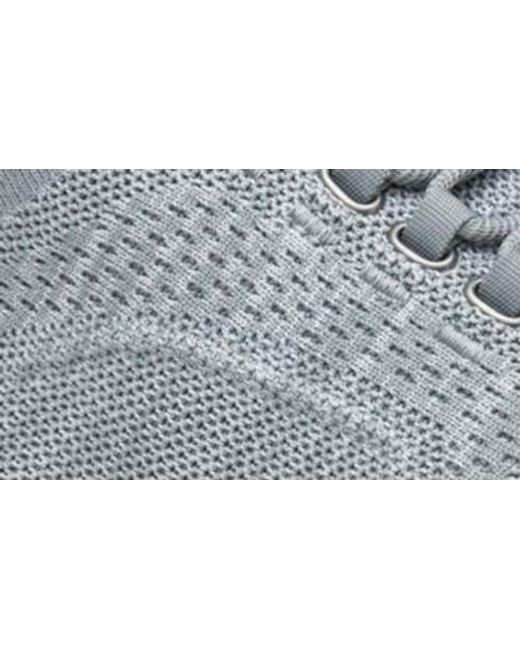 Johnston & Murphy White Amherst 2.0 Knit Plain Toe Sneaker for men