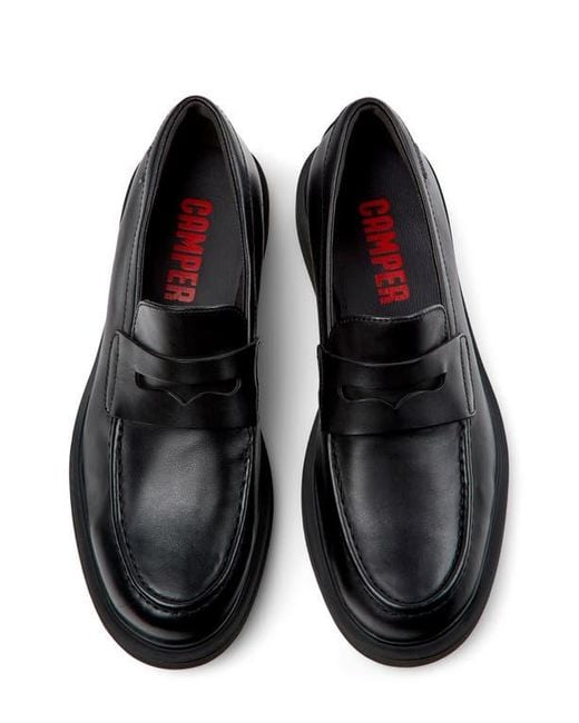 Camper Black Norman Loafer for men